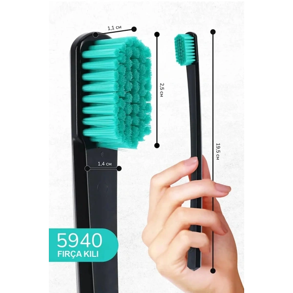 Rocs Pro 5940 Ultra Soft Diş Fırçası Siyah Yeşil