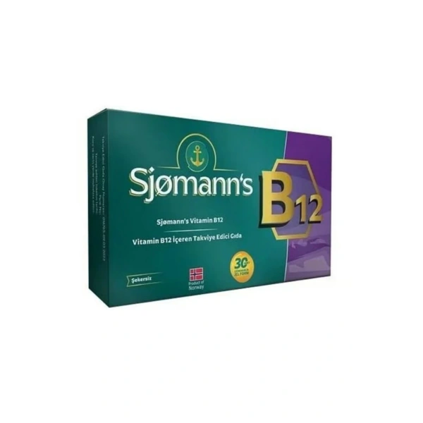 Sjomanns B12 Çiğnenebilir Jel 30 Tablet