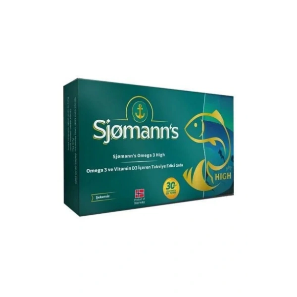 Sjomanns Fishoil Omega-3 Çiğnenebilir Jel 30 Tablet