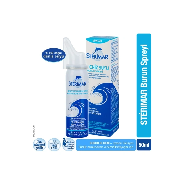 Sterimar Burun Spreyi Deniz Suyu 50 ml