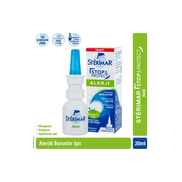 Sterimar Burun Spreyi Stop & Protect Alerji 20 ml