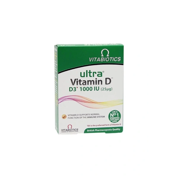 Ultra Vitamin D D3 1000IU 96 Kapsül