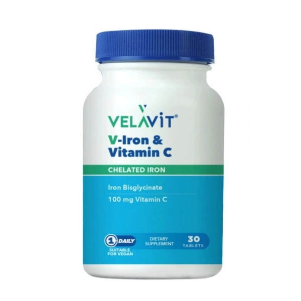 Velavit V Iron Vitamin C 30 Tablet