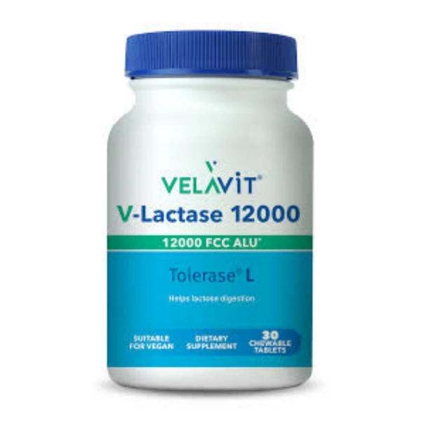 Velavit V-Lastase 12000 30 Çiğnenebilir Tablet