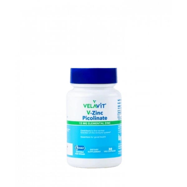 Velavit V-Zinc Picolinate 30 Kapsül