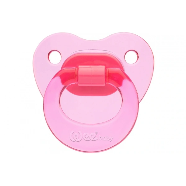 Wee Baby 111 Yalancı Emzik Akide Silikon Damaklı No: 1 - Pembe