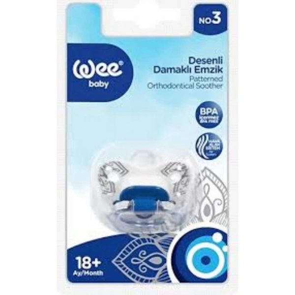 Wee Baby 267 Damaklı Emzik Nazar Serisi No: 3