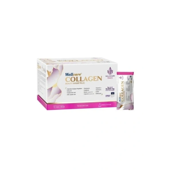 Wellcare Collagen Beauty Boost Plus 10.000 mg Karpuz Aromalı 30 Saşe