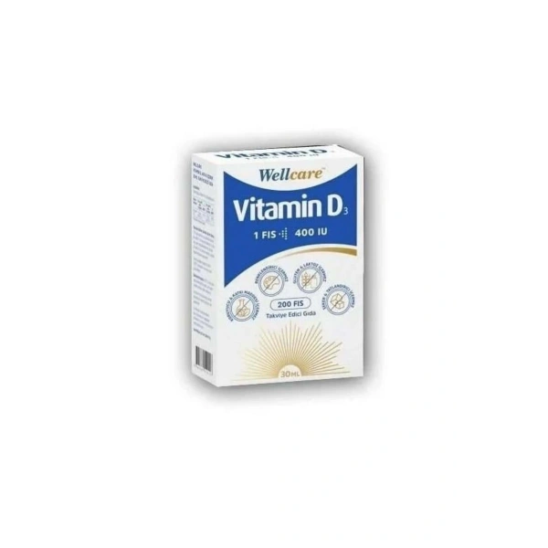 Wellcare Vitamin D3 400 IU 30 ml