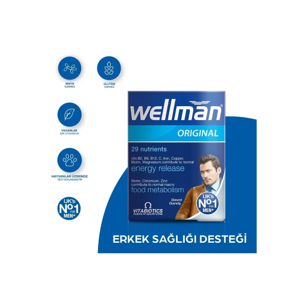 Wellman Original 30 Tablet 03/2026 Miadlı