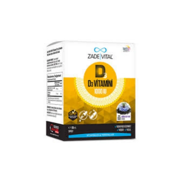 Zade Vital Miniza Vitamin D3 400 IU 20 ml