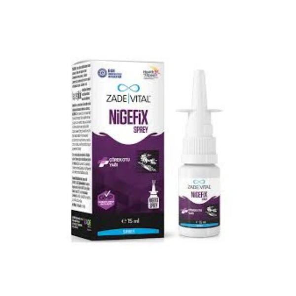 Zade Vital Nigefix Nazal Sprey 15 ml