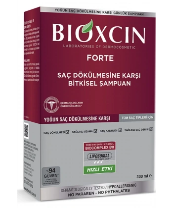 Bioxcin Forte Saç Dökülmesine Karşı Bitkisel Şampuan 300 ml