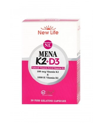 New_Life Mena K2+D3 30 Kapsül