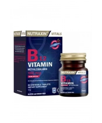 Nutraxin B12 Vitamin 60 Dilaltı Tablet 1000 mcg
