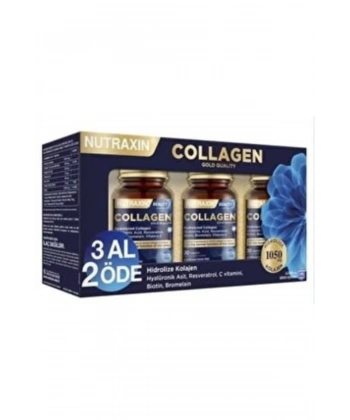 Nutraxin Beauty Gold Collagen 30 Tablet - 3 Al 2 Öde