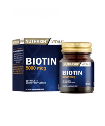Nutraxin Biotin 5000 mg 30 Tablet