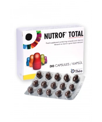 Nutrof Total Bitkisel Besin Desteği 30 Kapsül