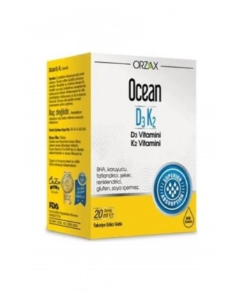 Ocean D3 Ve K2 İçeren Damla 20 Ml