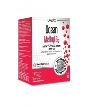 Ocean Methyl B12 1000 Mcg Dilaltı Sprey 5ml