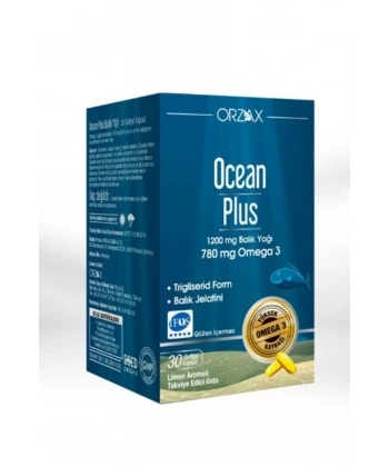 Ocean Plus Balık Yağı Omega3 1200 Mg 30 Softjel Kapsül