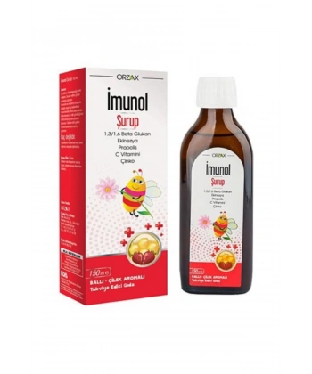 Orzax Ocean Imunol Ballı Çilek Aromalı Şurup 150 Ml