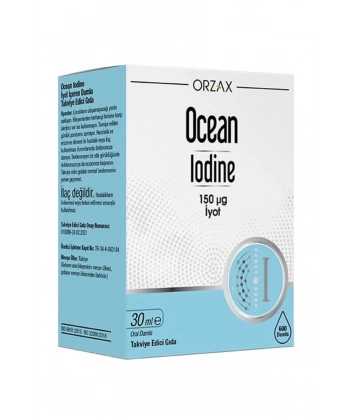 Orzax Ocean Iodine 150 MGc 30ml Damla