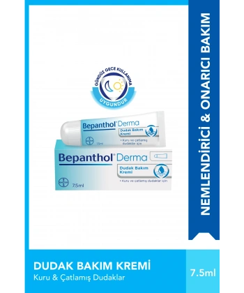 Bepanthol Derma Dudak Bakım Kremi 7,5 ml