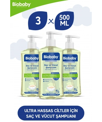 Biobaby Şampuan 500 ml - 3 Al 2 Öde