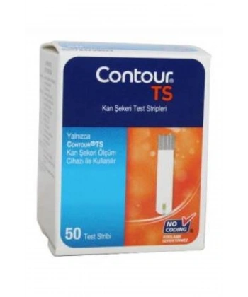 Contour TS Kan Şekeri Test Stripi 50li