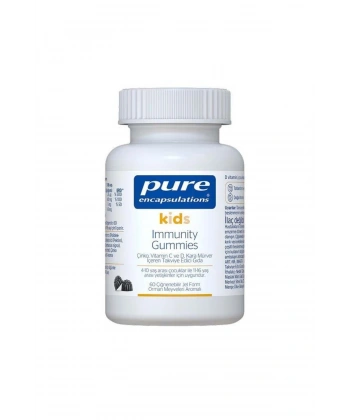Pure Encapsulations Kids İmmunity 60 Gummies
