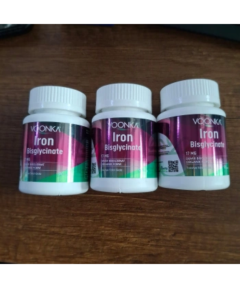 Voonka Iron Bisglycinate 90 Tablet Demir Yükleme Paketİ 3lü Kofre