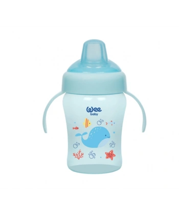 Wee Baby 775 Akıtmaz Bardak Antikolik Kulplu 240 Ml-mavi