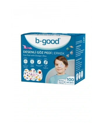 B-Good Göz Pedi Desenli Erkek 5,7 x 7,2 cm - 100lü