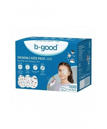 B-Good Göz Pedi Desenli Kız 5,7 x 7,2 cm - 100lü