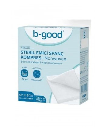 B-Good Steril Emici Spanç Kompres 25li