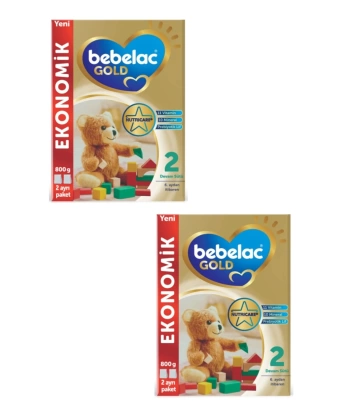 Bebelac Gold 2 Devam Sütü 6 - 12 Ay 800 G X 2 Adet Avantaj Paketi-KOFRE