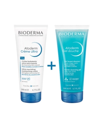 Bioderma Atoderm Cream Ultra 200 ml+ Bioderma Atoderm Shower Gel 200 ml