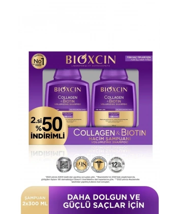 Bioxcin Collagen & Biotin Şampuan 300 ml 2 Li