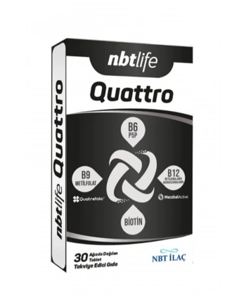 Nbt Life Quattro Takviye Edici Gıda 30 Tablet