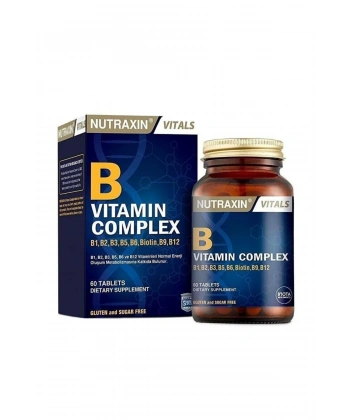 Nutraxin B Complex Vitamin 60 Kapsül