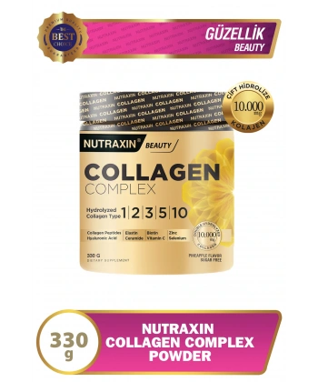 Nutraxin Collagen Complex 1 2 3 5 10 Collagen Tip Aromasız Toz 330 gr