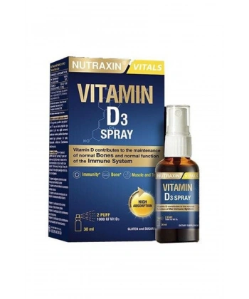 Nutraxin Vitamin D3 Sprey 1000 IU 30 ml