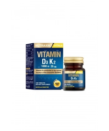 Nutraxin Vitamin D3K2 1000 IU 120 Tablet