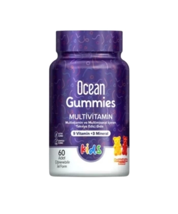 Ocean Gummies Multivitamin 60 Çiğnenebilir Jel Form