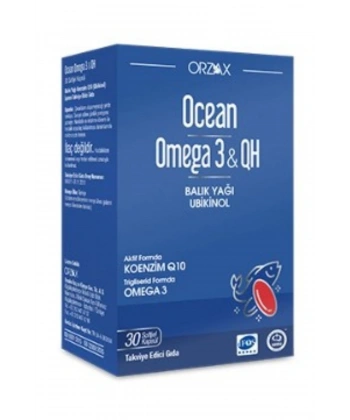 Ocean Omega 3 & QH 30 Yumuşak Kapsül