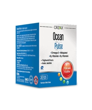 Ocean Pulse Balık Yağı 30 Kapsül