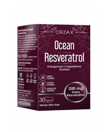Ocean Resveratrol 200 mg 30 Kapsül