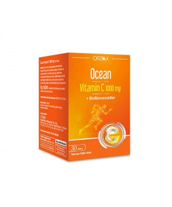 Ocean Vitamin C 1000 mg 30 Tablet - 1 Alana 1 Hediye