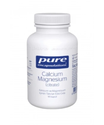 Pure Encapsulations Calcium Magnesium Citrate Aromasız 90 Kapsül